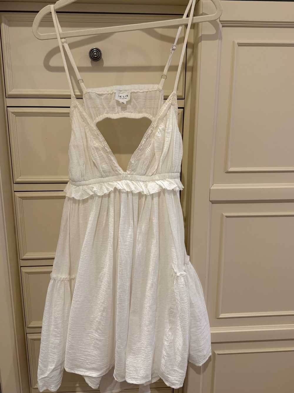 White Flowy Dress